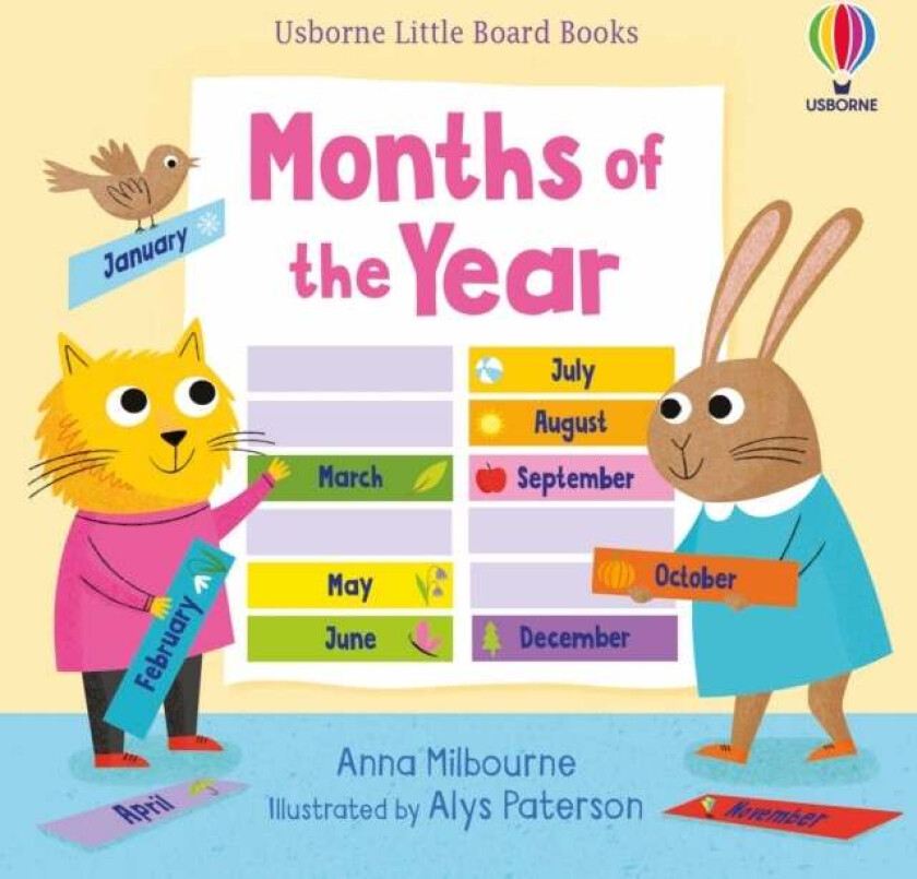 Little Board Books Months of the Year av Anna Milbourne