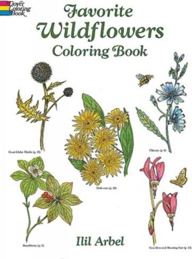 Favourite Wildflowers Colouring Book av Ilil Arbel