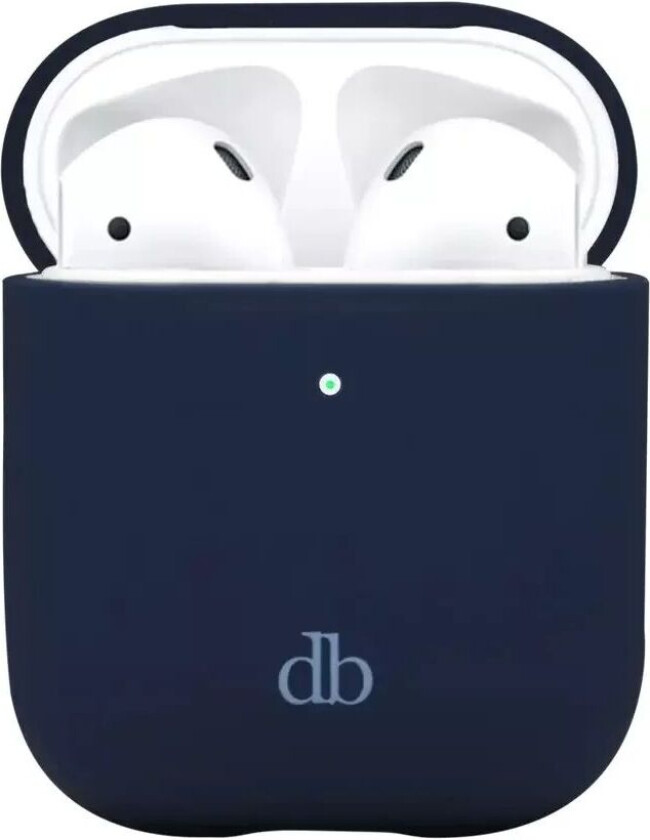 dbramante1928 AirPods (1 & 2. gen.) Costa Rica Silikon Deksel - 100% Resirkulert Plast - Pacific Blue