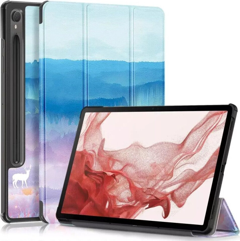 Samsung Tab S9 Kunstskinn Deksel - Graffiti