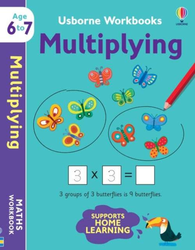 Usborne Workbooks Multiplying 6-7 av Holly Bathie