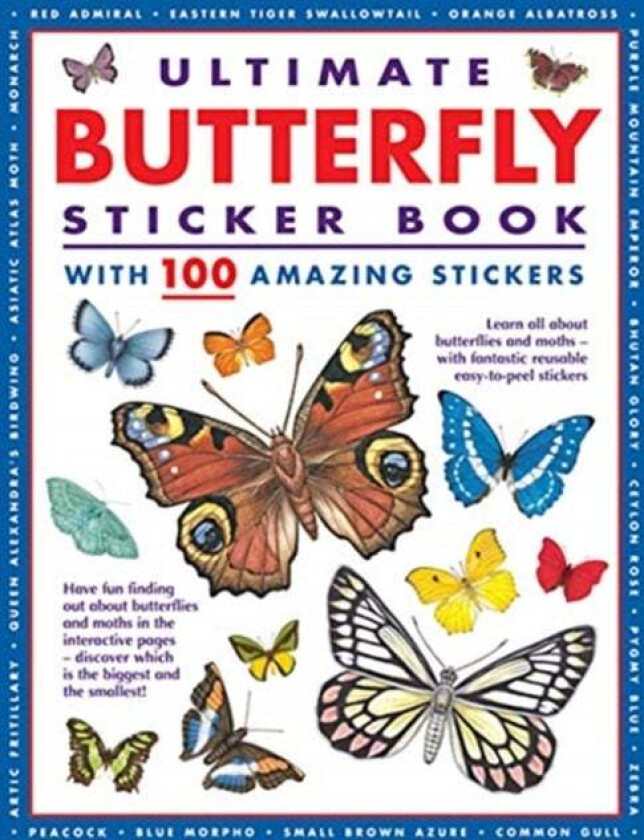 Ultimate Butterfly Sticker Book av Armadillo Books