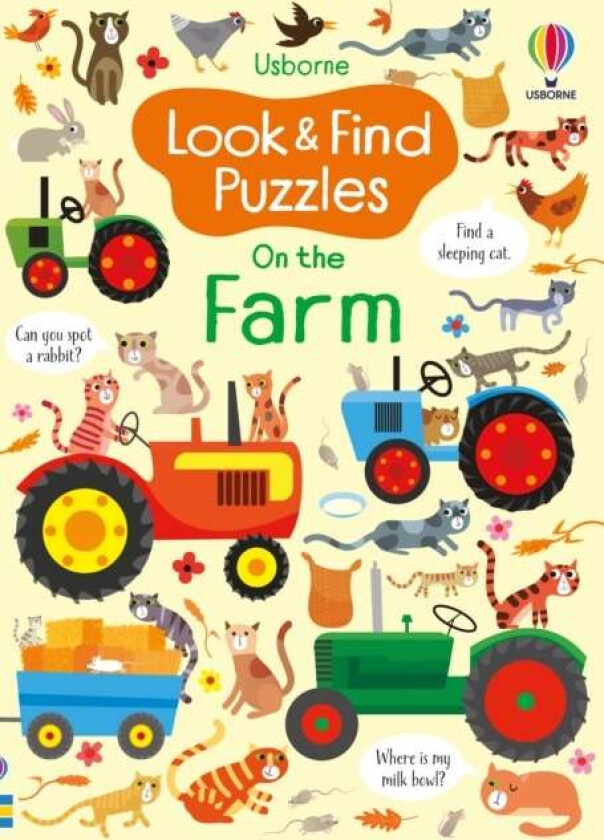 Look and Find Puzzles On the Farm av Kirsteen Robson