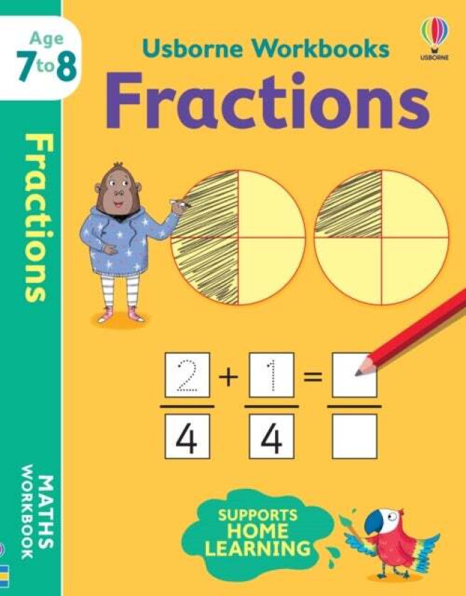 Usborne Workbooks Fractions 7-8 av Holly Bathie