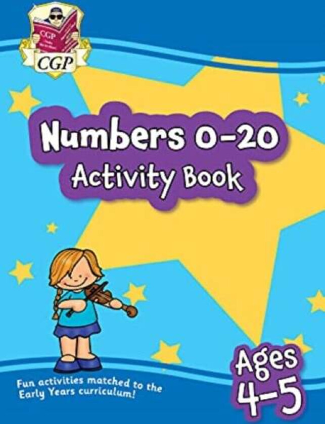 Numbers 0-20 Activity Book for Ages 4-5 (Reception) av CGP Books