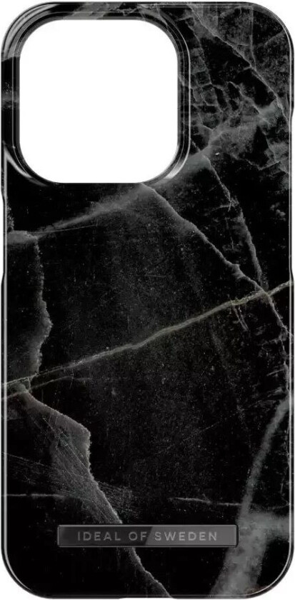 iDeal Of Sweden iPhone 15 Pro Fashion Deksel - Black Thunder Marble