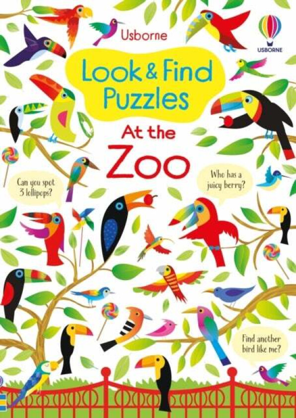 Look and Find Puzzles At the Zoo av Kirsteen Robson