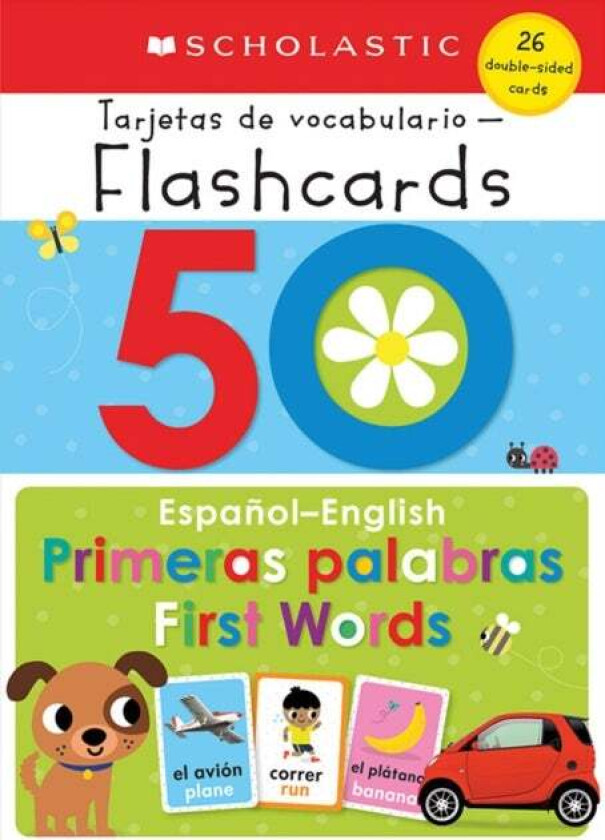 50 Spanish-English First Words: Scholastic Early Learners (Flashcards) av Scholastic