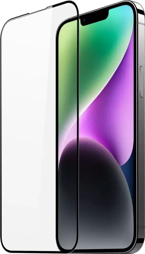 iPhone 15 Skjermbeskytter - Full Fit - Svart Kant