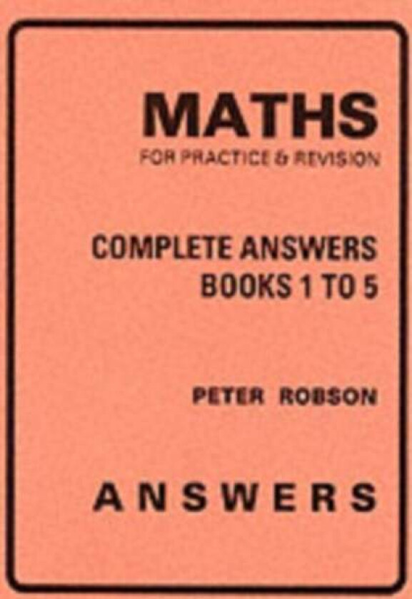 Maths for Practice and Revision av PETER ROBSON