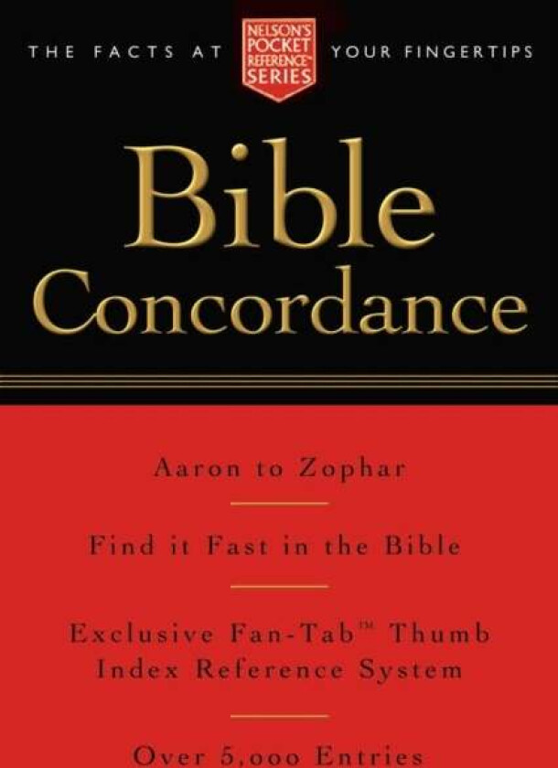 Pocket Bible Concordance av Thomas Nelson