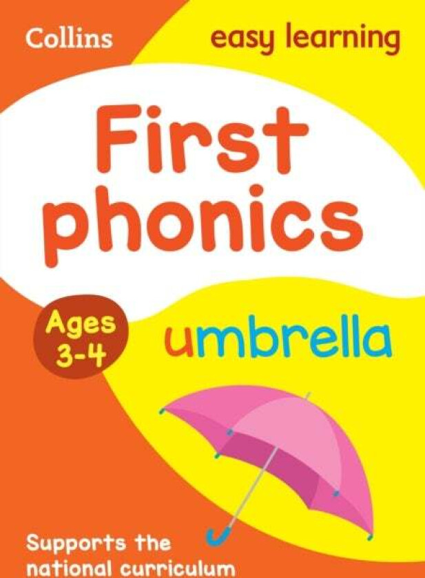 First Phonics Ages 3-4 av Collins Easy Learning
