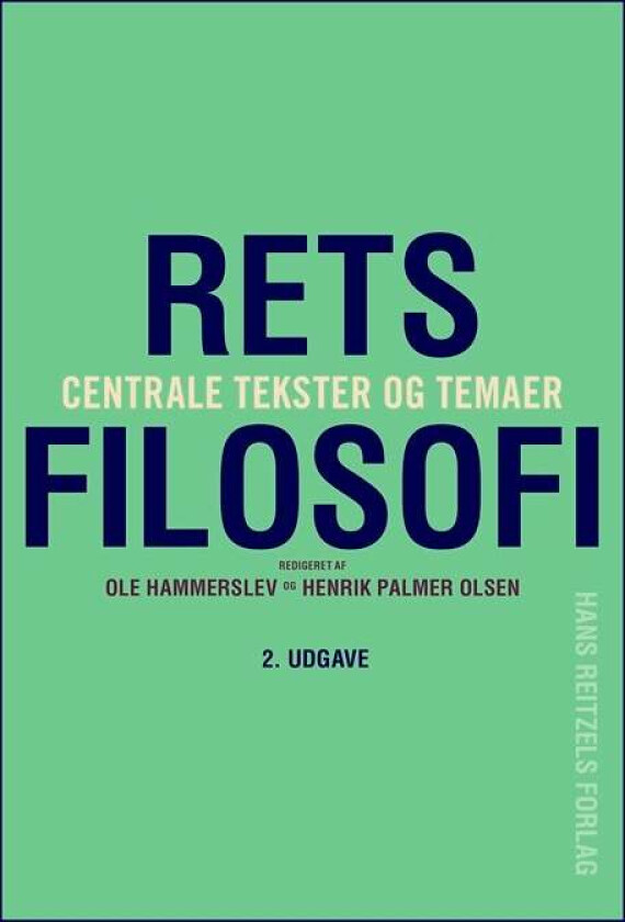 Retsfilosofi av Ole Hammerslev
