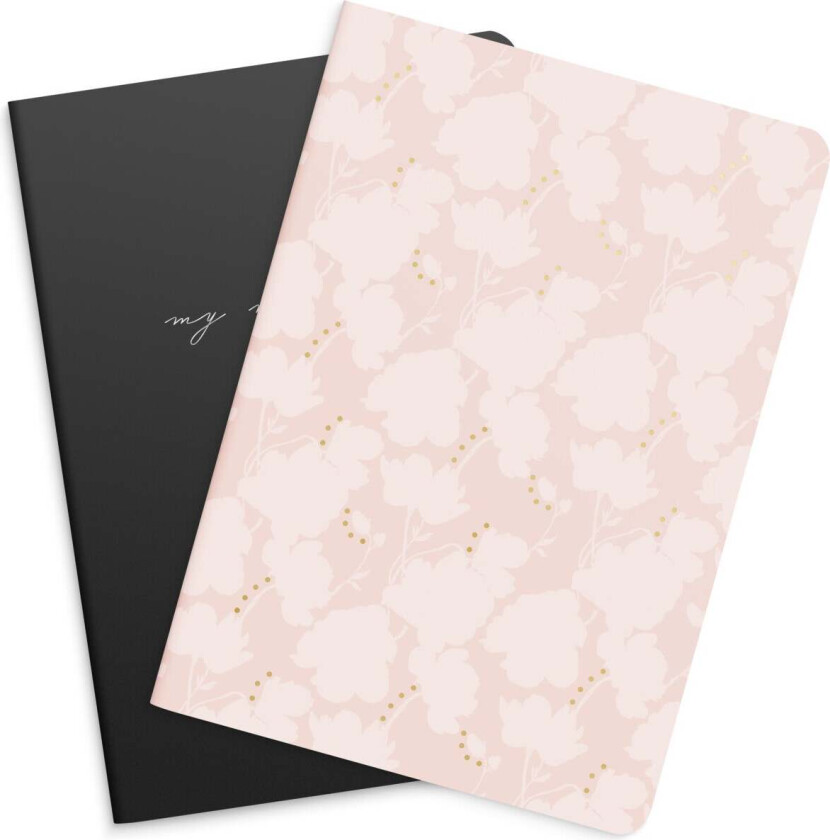 Notatbok Burde Flower/Notes A5(2)