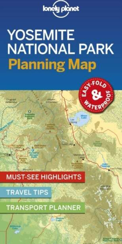 Lonely Planet Yosemite National Park Planning Map av Lonely Planet