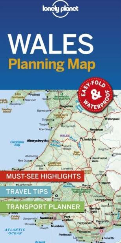 Lonely Planet Wales Planning Map av Lonely Planet