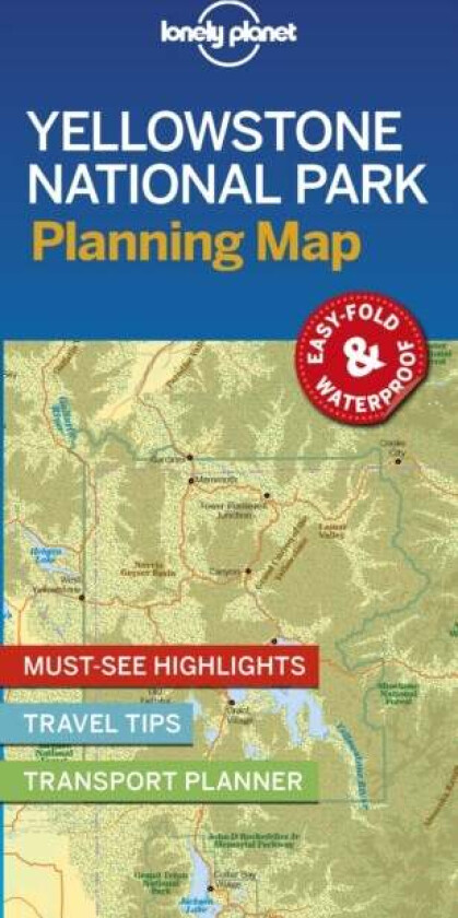 Lonely Planet Yellowstone National Park Planning Map av Lonely Planet