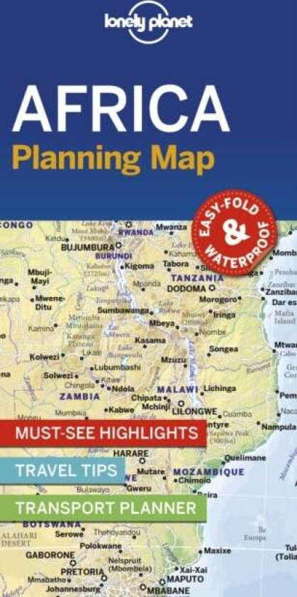 Lonely Planet Africa Planning Map av Lonely Planet