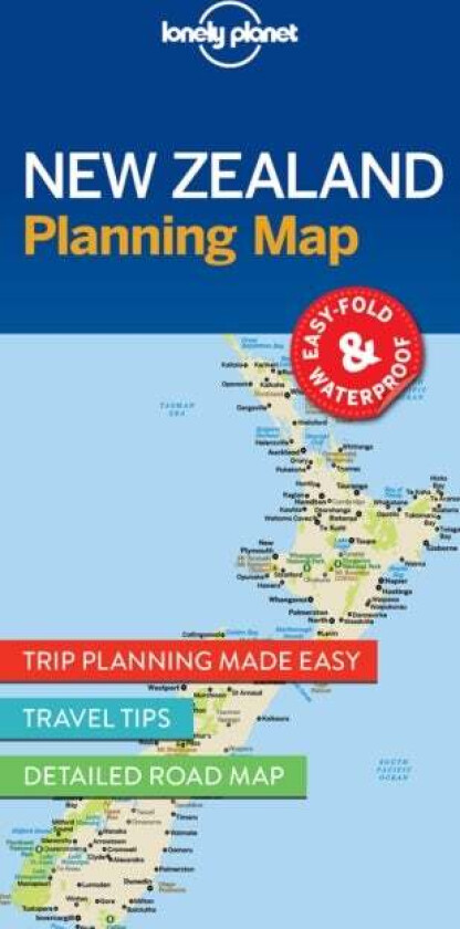 Lonely Planet New Zealand Planning Map av Lonely Planet
