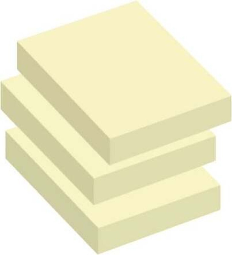 Notatblokk Info 40x50mm gul (3)
