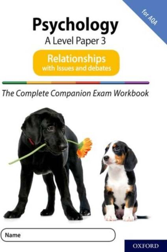 The Complete Companions for AQA Fourth Edition: 16-18: AQA Psychology A Level: Paper 3 Exam Workbook av Rob McIlveen, Clare Compton
