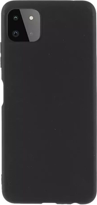 Samsung Galaxy A22 (5G) Fleksibelt Plast Deksel - Svart