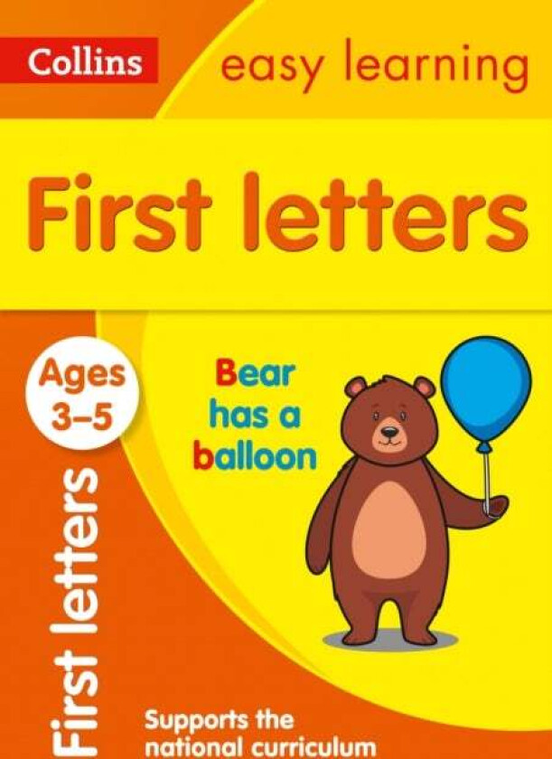 First Letters Ages 3-5 av Collins Easy Learning