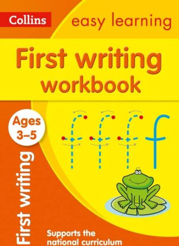 First Writing Workbook Ages 3-5 av Collins Easy Learning