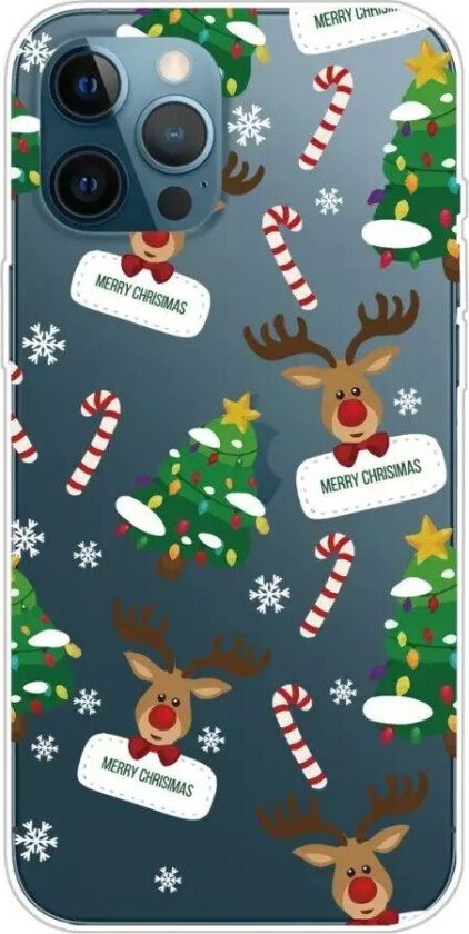 iPhone 14 Pro Fleksibel Plast Jul Deksel - Jule Dekorasjoner