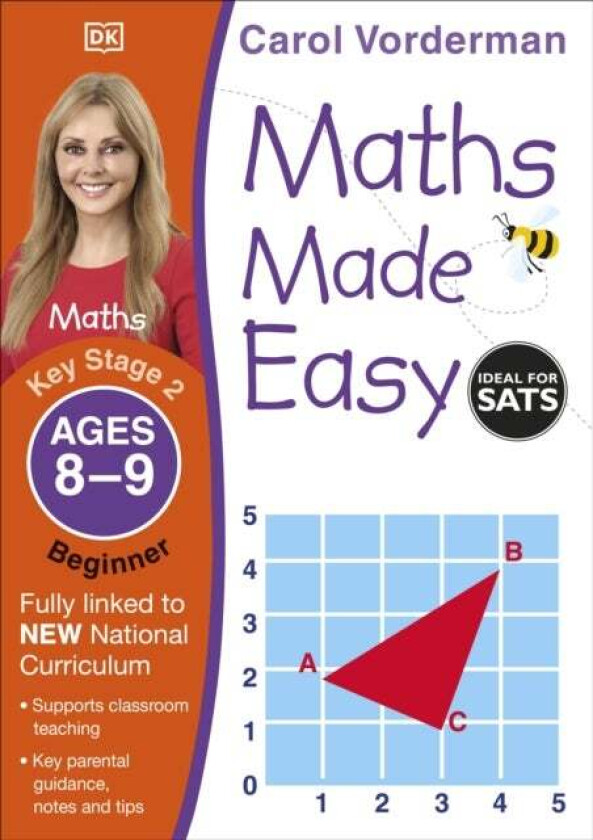 Maths Made Easy: Beginner, Ages 8-9 (Key Stage 2) av Carol Vorderman