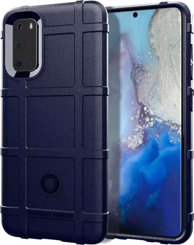 Samsung Galaxy S20 Rugged Shield Plastdeksel - Blå