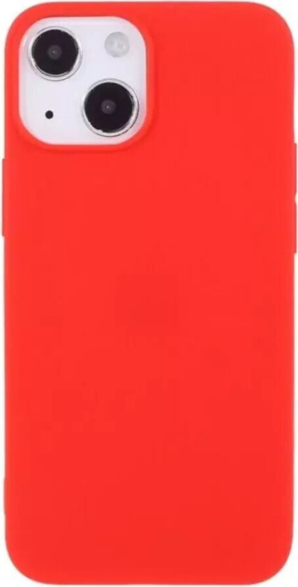 iPhone 13 Mini Fleksibelt Plast Bakdeksel - Rød