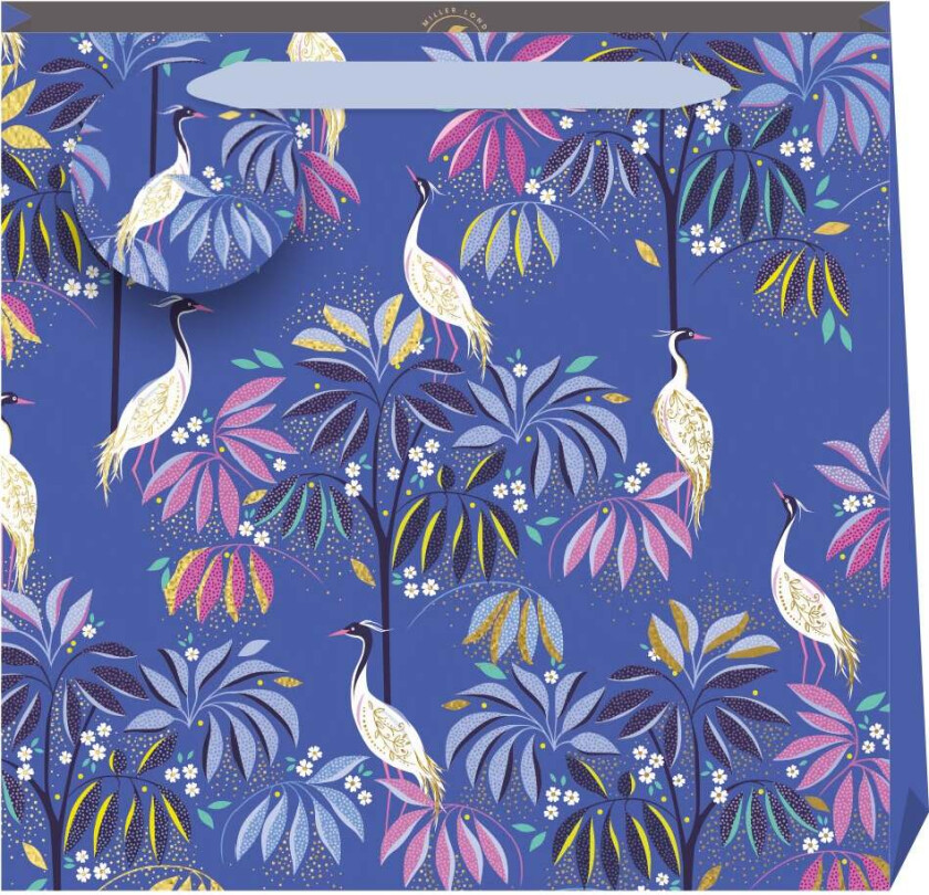 Gavepose Crane Garden Indigo M