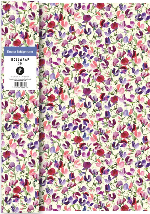 Gavepapir 3m Sweet Pea