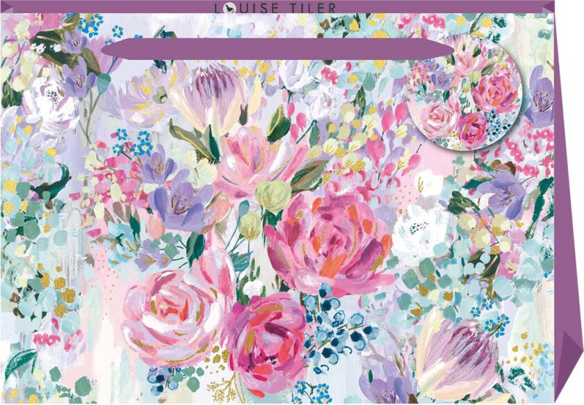 Bilde av Gavepose Printed Petals Shopper