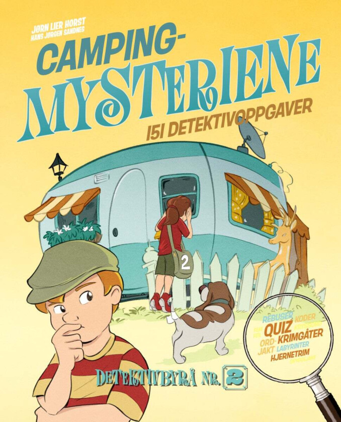 Campingmysteriene. 151 detektivoppgaver av Jørn Lier Horst