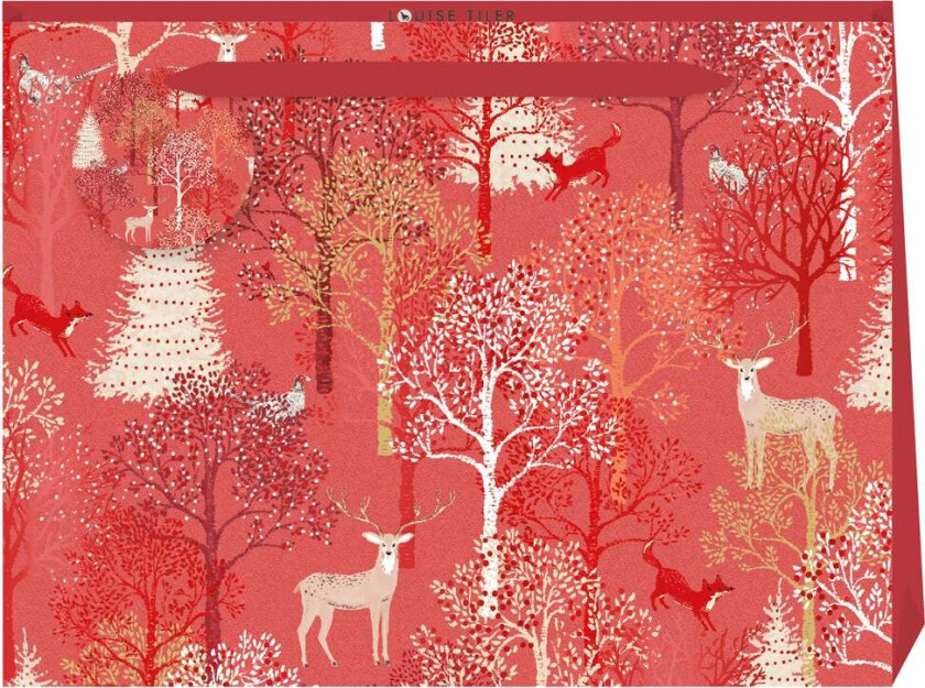 Gavepose Christmas Forest Shopper