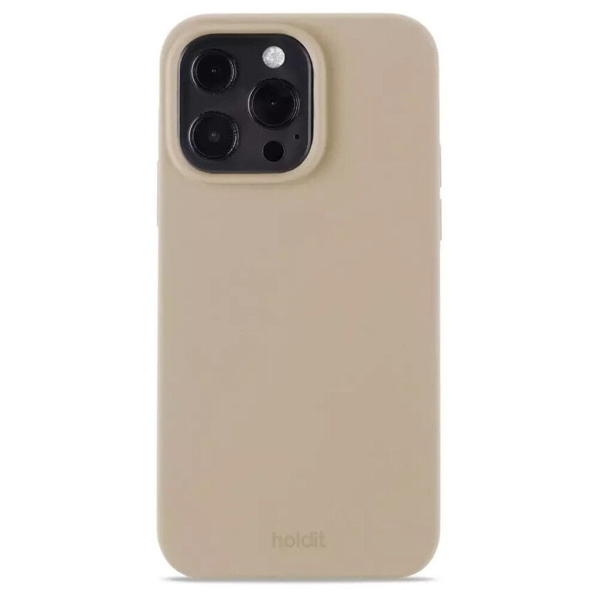 Holdit iPhone 13 Pro Soft Touch Silikon Deksel - Latte Beige