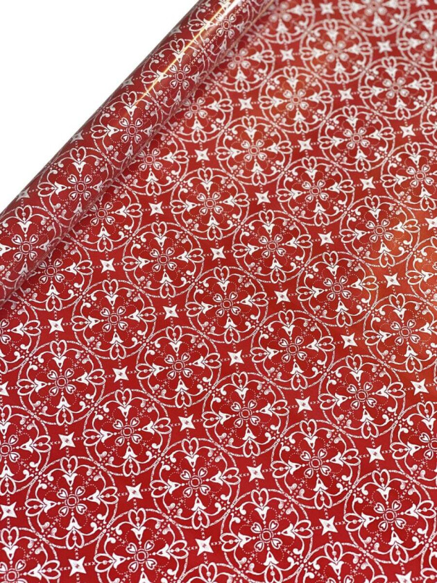 Bilde av Gavepapir 10m Betty rød