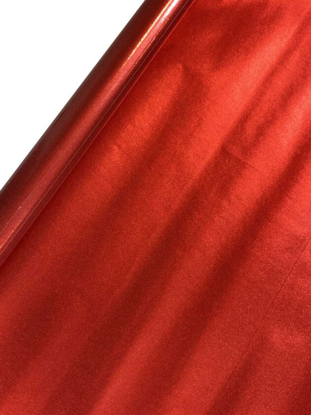Gavepapir 2m glitter rød