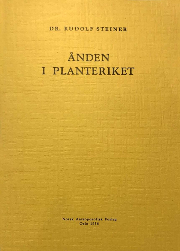 Ånden i planteriket av Rudolf Steiner