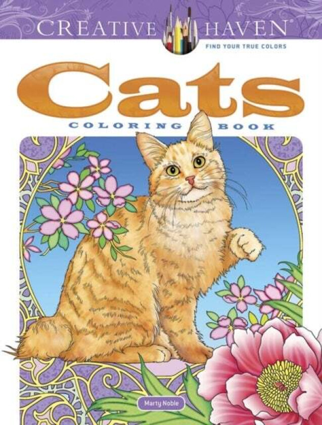 Creative Haven Cats Coloring Book av Marty Noble