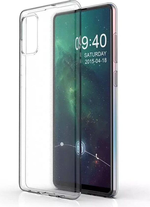 Samsung Galaxy A71 Fleksibelt Plast Deksel - Gjennomsiktig