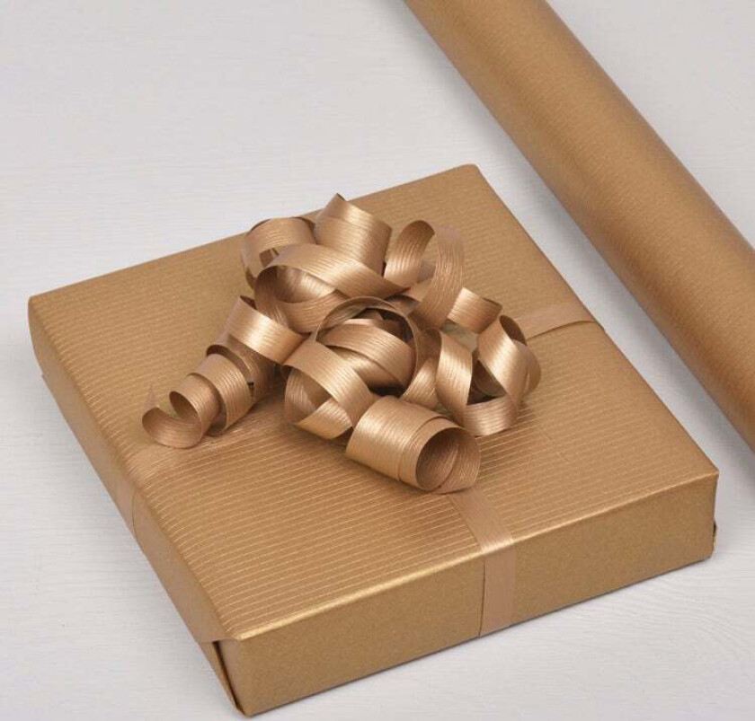 Gavepapir 5m x 57cm Gull