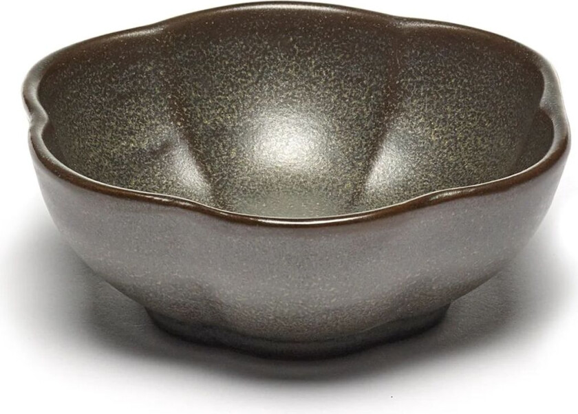 Inku riflet skål M Ø11 cm Green