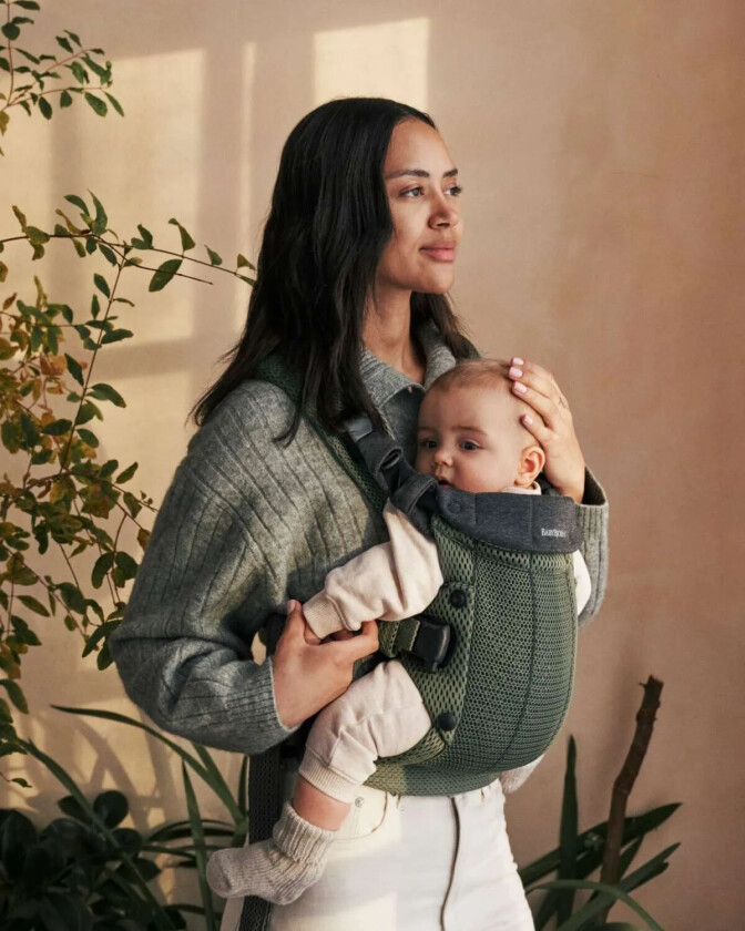 Babybjörn Babybjørn Bæresele Harmony 0-3år - 3d Mesh Mørk Grønn