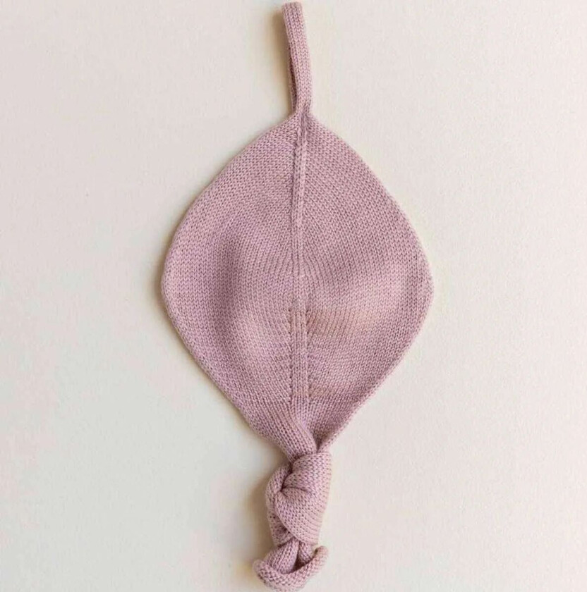 Smokkesnor Med Koseklut - 100% Merinoull Hvid Titi - Rosa