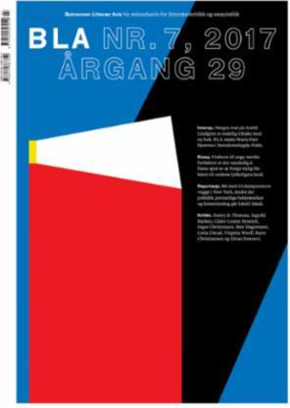 BLA - Bokvennen litterær avis. Nr. 7 2017