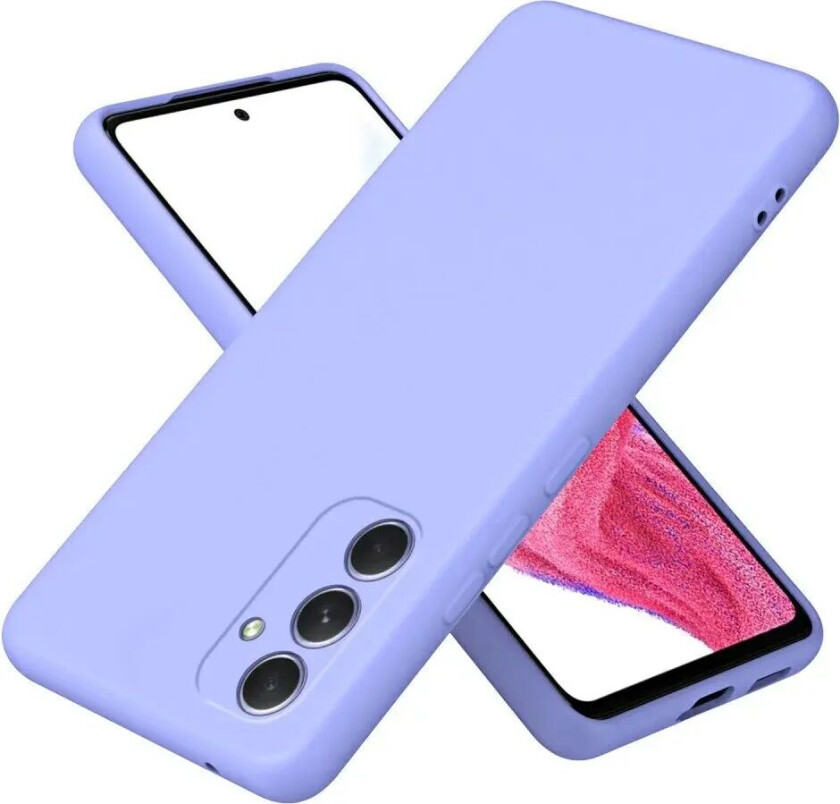 Samsung Galaxy A55 (5G) Mat Fleksibel Deksel - Lilla