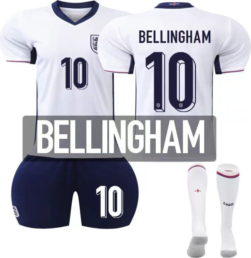 England-drakt Hjem Barnas fotballdrakt Nr. 10 Bellingham